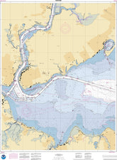 NOAA Nautical Chart 12331: Raritan Bay and Southern Part of Arthur Kill